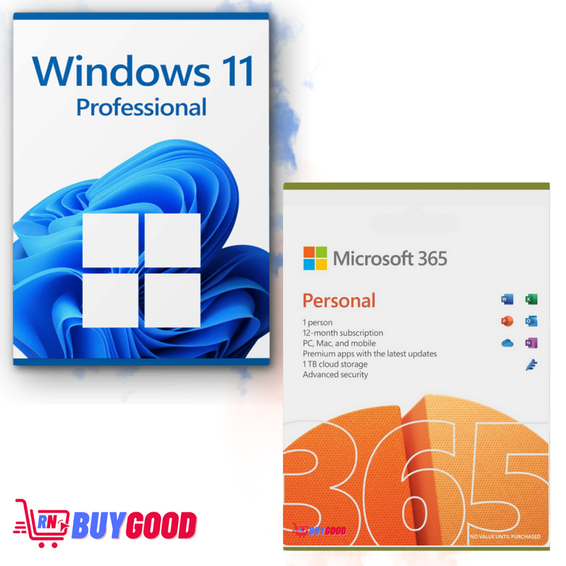 Combo Windows 11 Pro + Office 365 Personal 1 ANO 1 TB One Drive