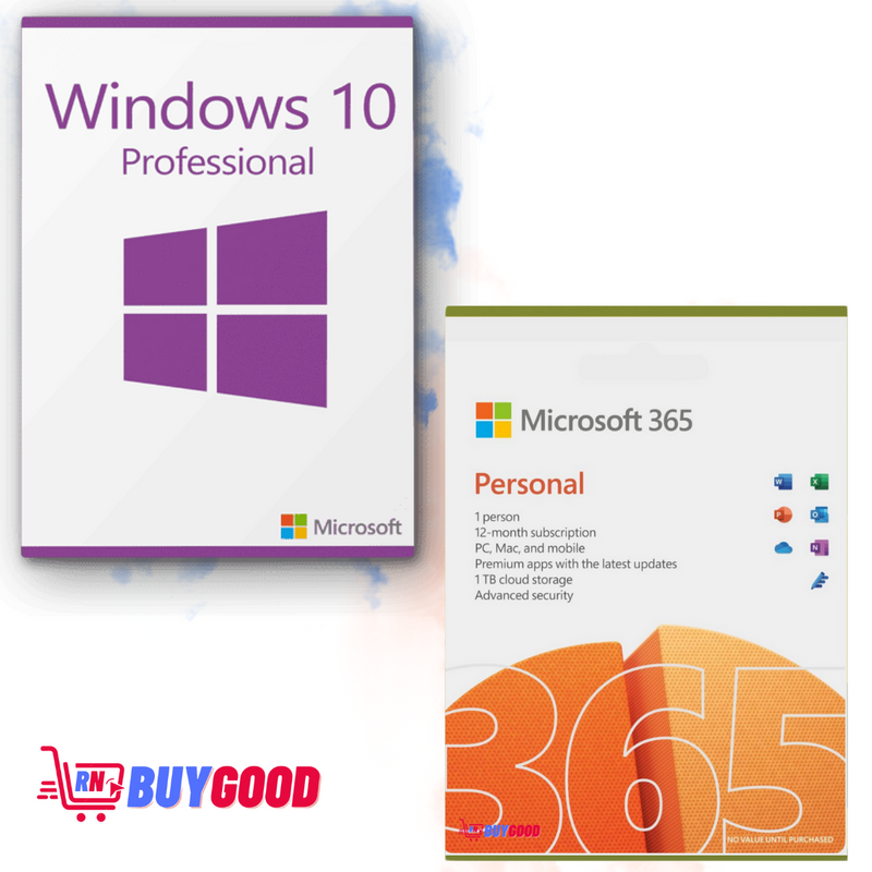 Combo Windows 10 Pro + Office 365 Personal 1 ANO 1 TB One Drive