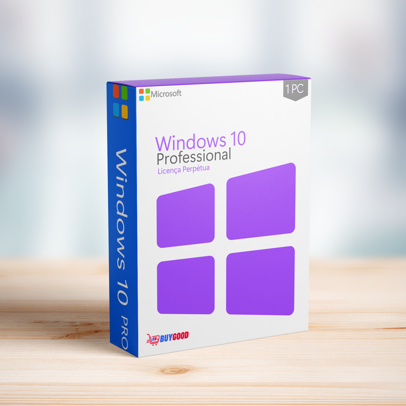 Microsoft Windows 10 Pro Vitalicio Licença 25 Dígitos