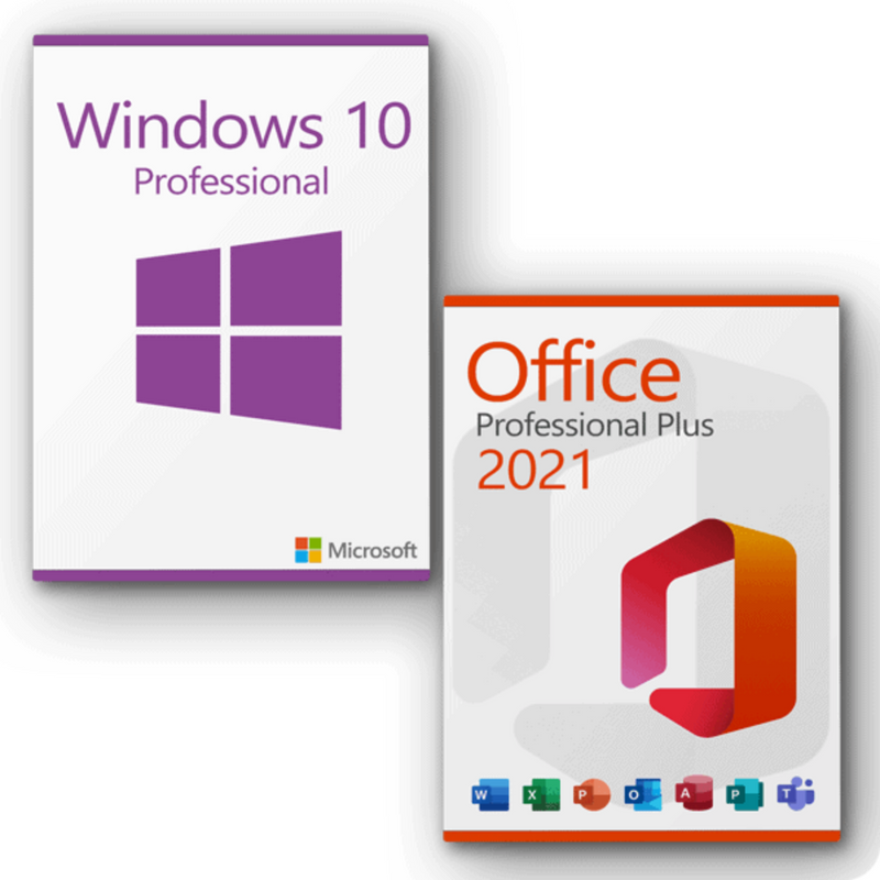 Combo Windows 10 Pro + Office 2021 Pro PLus Vitalício Original